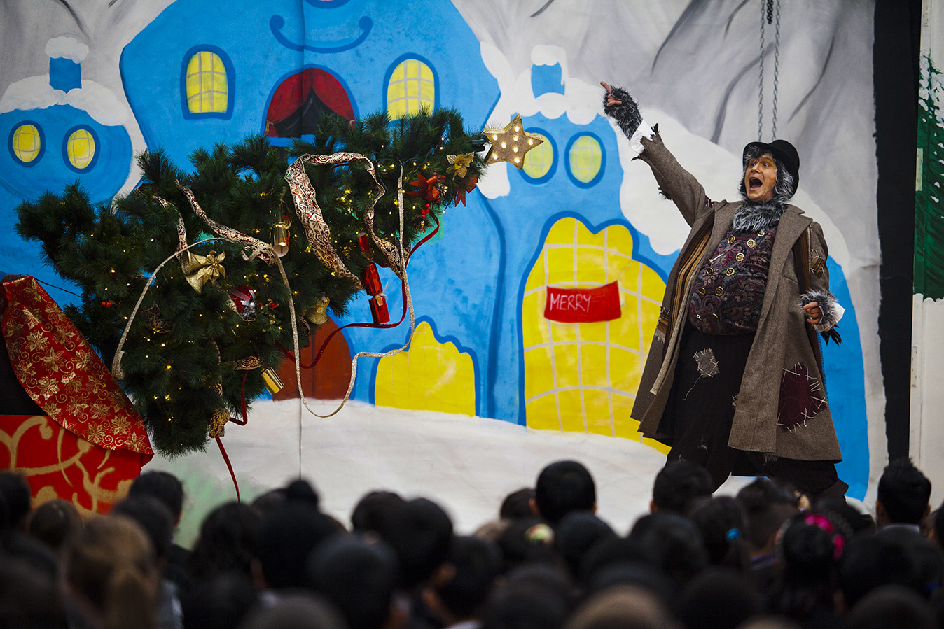Scrooge production still